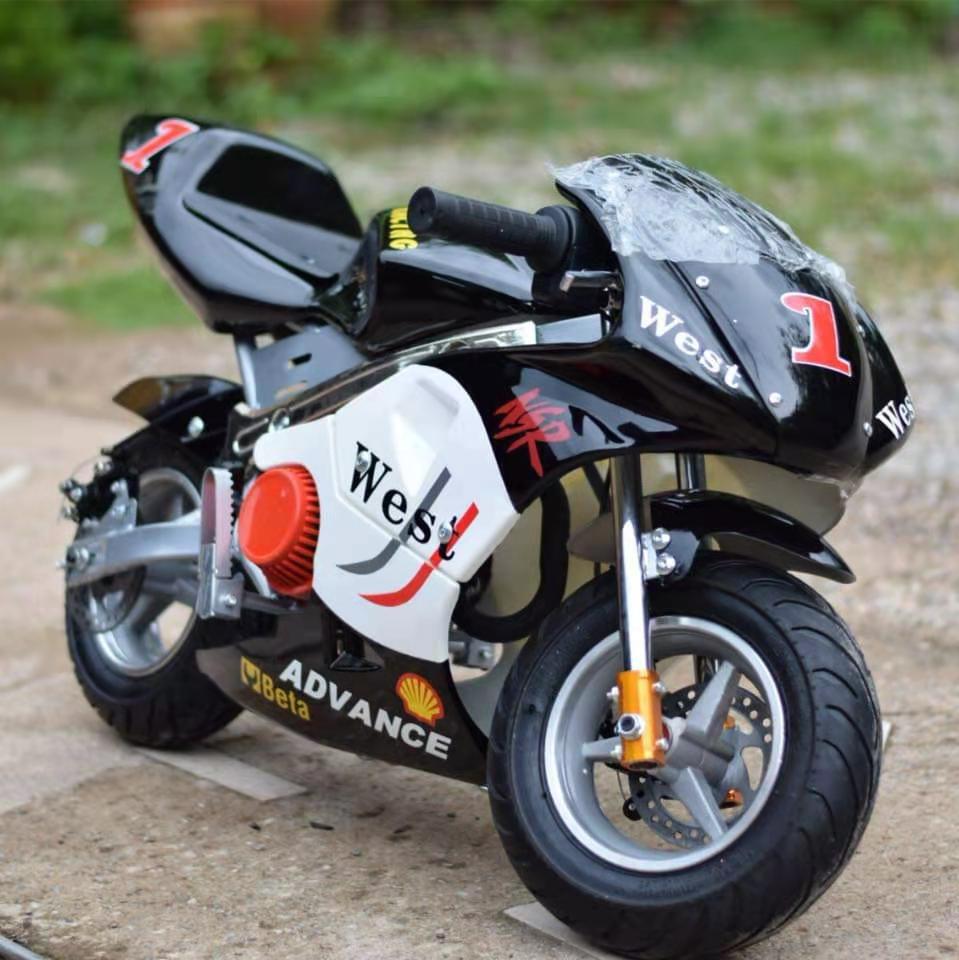 49cc小跑车 迷你小跑车 趴赛摩托车 二冲程易拉电启动摩托车