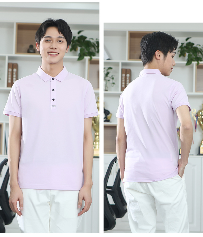 polo衫定制t恤印ogo男短袖文化衫企业团队翻领工作服刺绣工衣印字