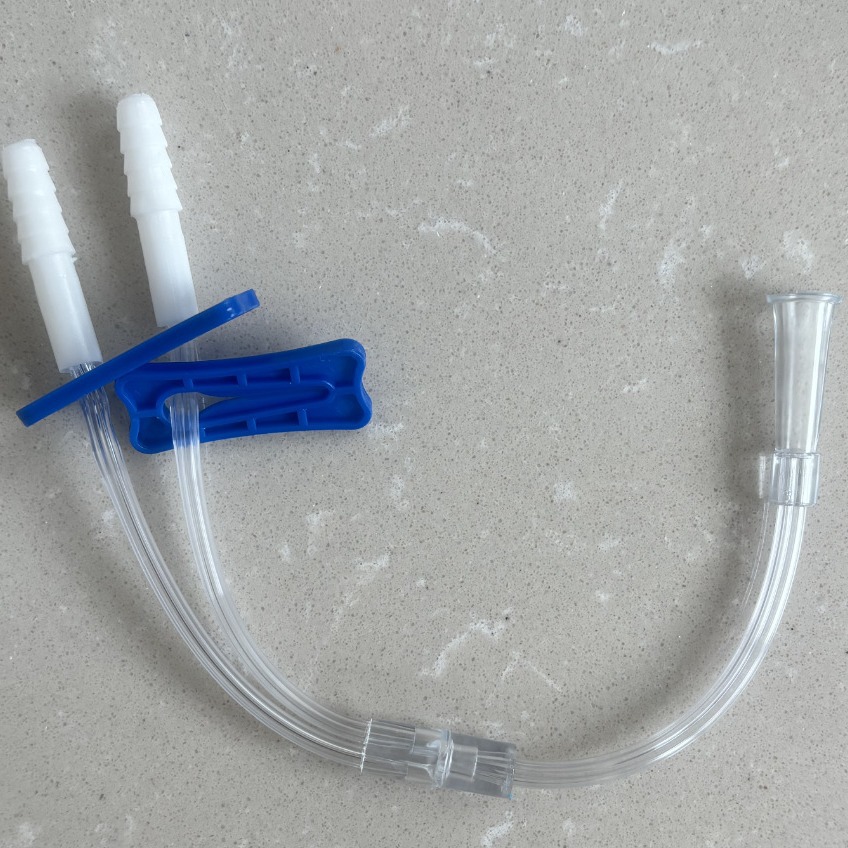 厂家批发供应鼻氧管三通连接头制氧机氧气三通管双人吸氧管