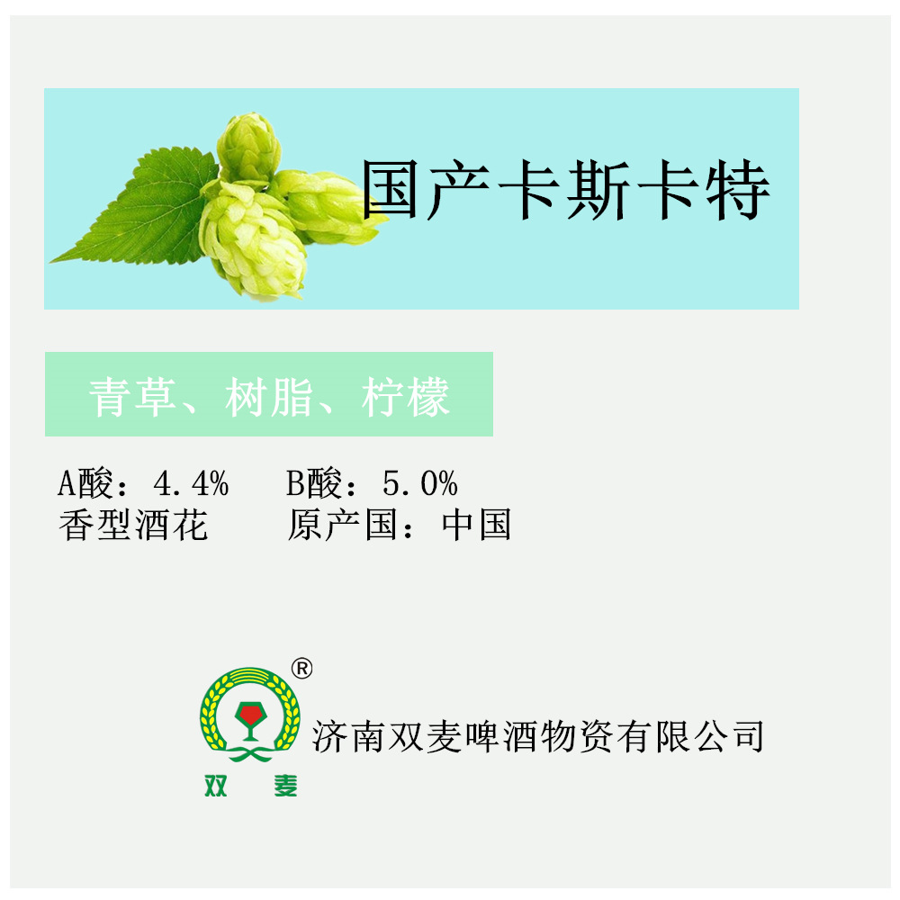 国产卡斯卡特啤酒花供应香花啤酒原料家酿蛇麻花野酒花1kg