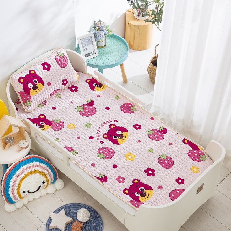 Summer Children's Latex Summer Mat Baby Small Bed Mat Kindergarten Soft Seat Multi-Specification Ice Summer Mat 60 X120 Mat