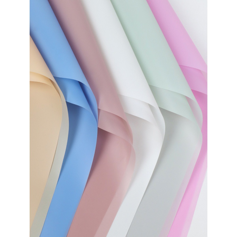 包花纸半透明雾面纸韩素纸色包装纸花店教师节花束材料跨境独立站