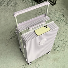 宽拉杆行李箱铝框万向轮旅行箱男女20寸登机新款密码箱磨砂24硬壳