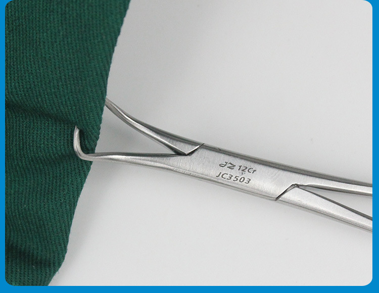 金钟无镀层帕巾钳 9-16cm不锈钢抓布巾钳 美容手术单洞巾帕巾钳