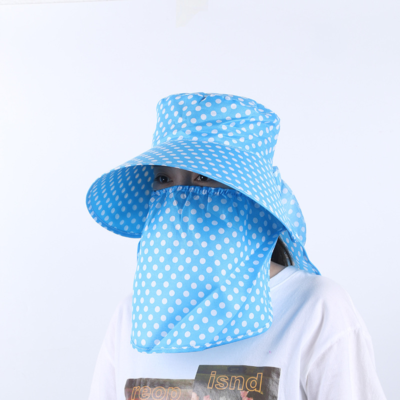 Summer Sun Hat Female Sun Protection Hat Cover Face Big Brim Hat Riding Face Care Sun Hat Tea Picking Hat Wholesale