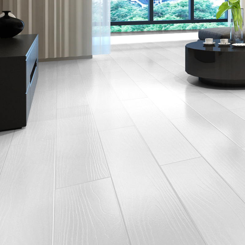 强化复合木地板家用个性纯黑白色环保耐磨地暖防水厂家直销12mm