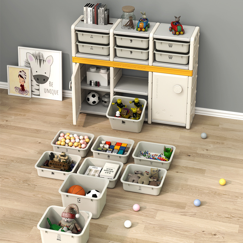 babypods儿童玩具收纳架 宝宝玩具整理柜 储物柜婴儿收纳柜置物架