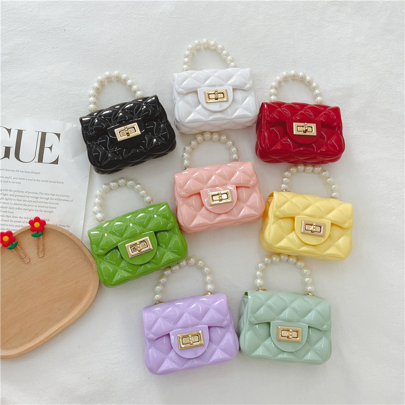 2024 New Cross-Border Hot Selling Gel Bag Portable Mini Bag Children's Small Bag Net Red Girl Cute Small Satchel