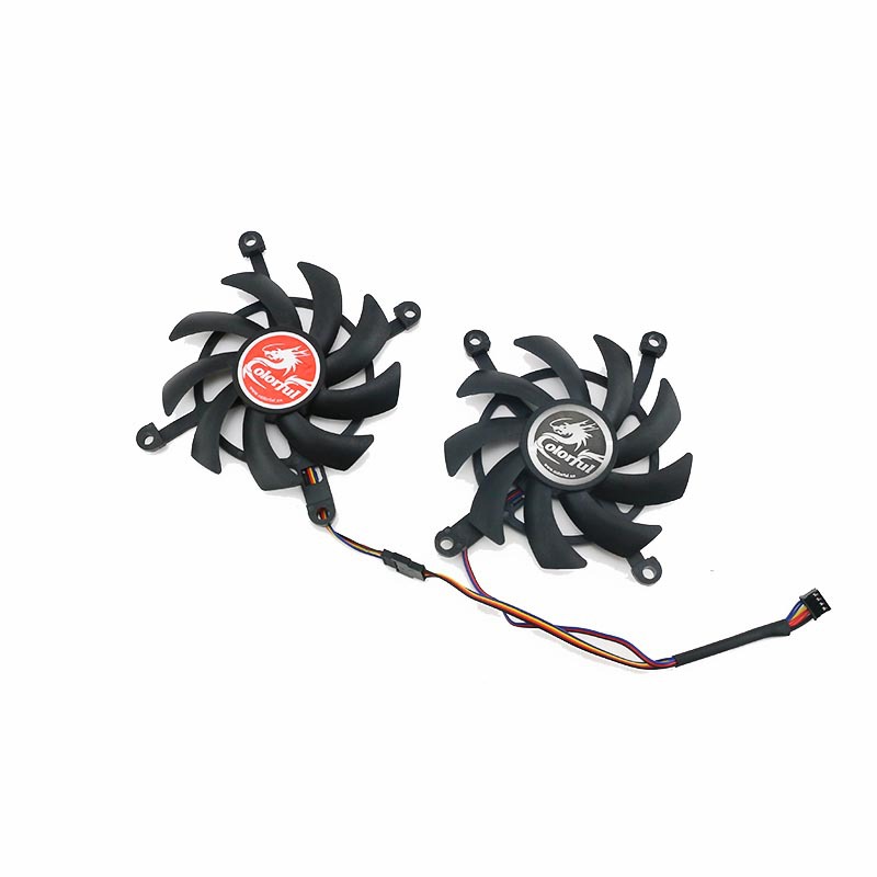 适用于七彩虹gtx1660战斧 1650 1660s rtx2060s网驰显卡风扇a b静