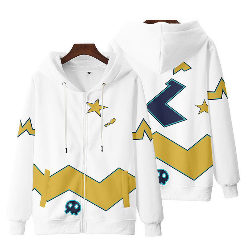 2022外贸新款cos动漫 凹凸世界周边二次安迷修雷狮周边3d印花卫衣