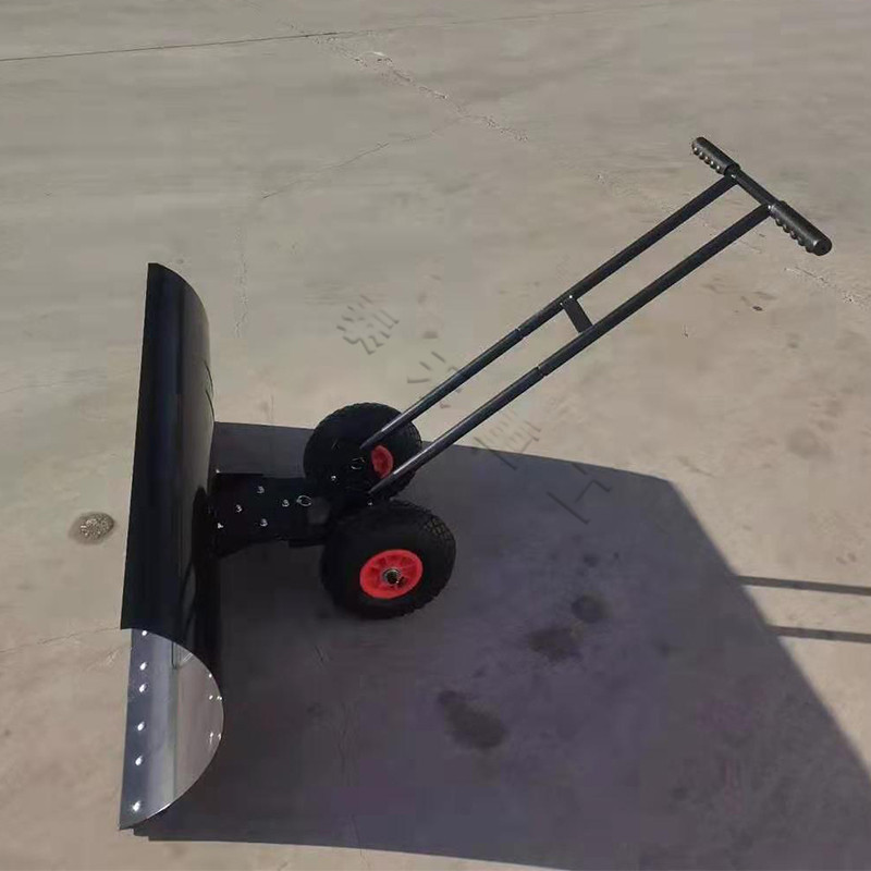双把手推雪铲 轮式推雪铲 道路清雪铲 小区物业街道厂房用除雪铲