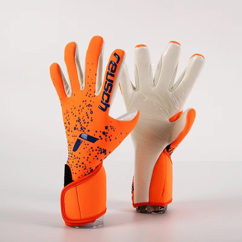 [Cash Commodity and Quick Delivery] Professional Football Goalkeeper Gloves Goalkeeper Adult and Children Finger Guard Equipment Anti-Skid Training