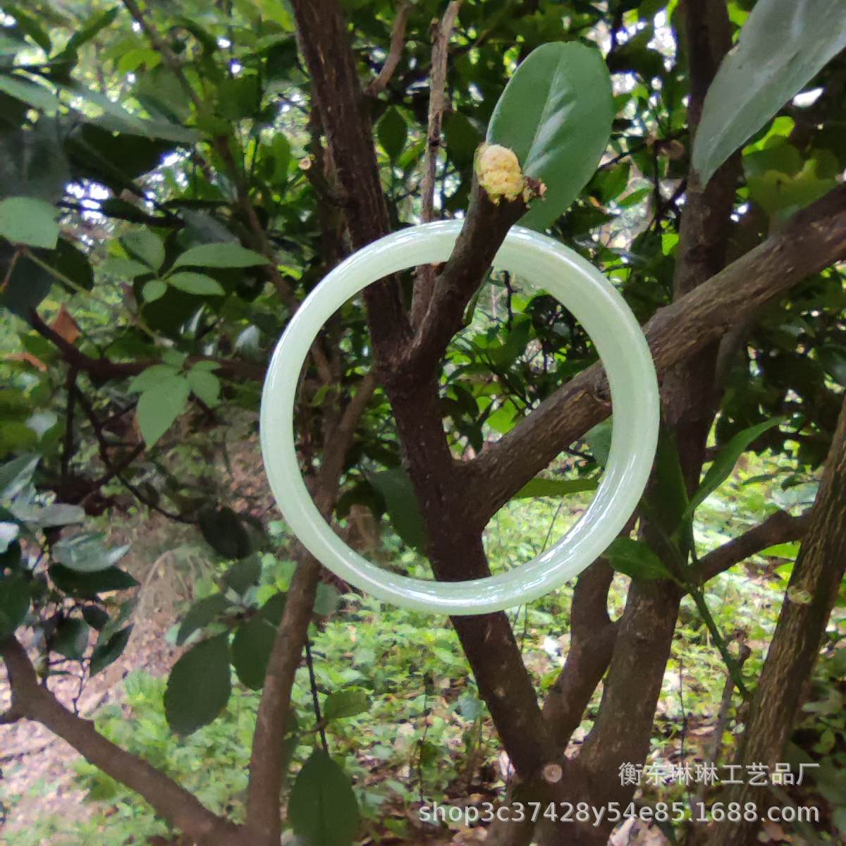 Jingdang Bracelet Inner Diameter 58 Glass Imitation Jade Bracelet Fine Bracelet Ring Bracelet Jinbu Ring Bracelet Han Chinese Clothing Accessories Accessories Bracelet