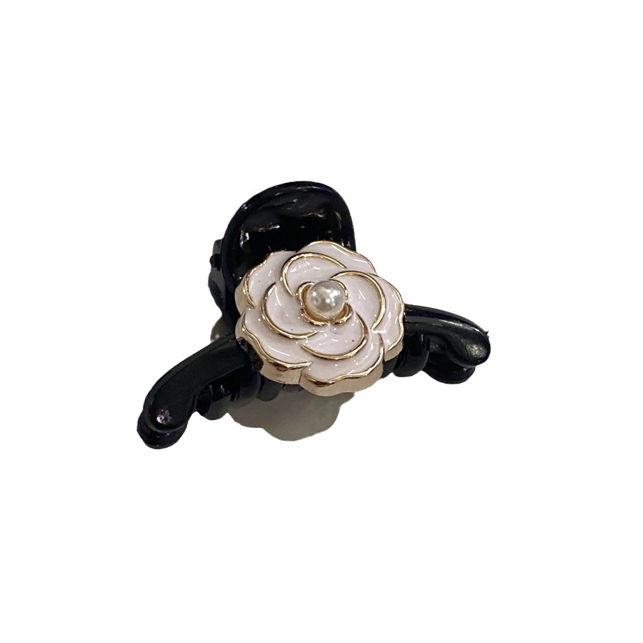 Summer 2023 New Small Size Camellia Grip Temperament Side Clip Mini Cute Classic Style Hair Clips Hair Accessories