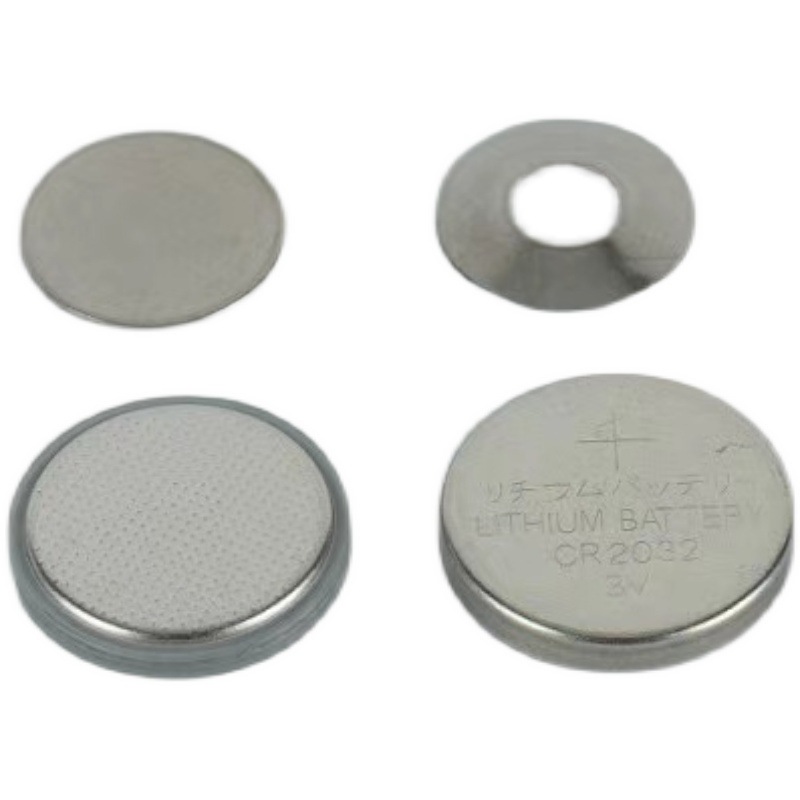 扣式电池壳cr2032正极壳 负极壳 垫片 弹片 纽扣电池壳扣电壳 304