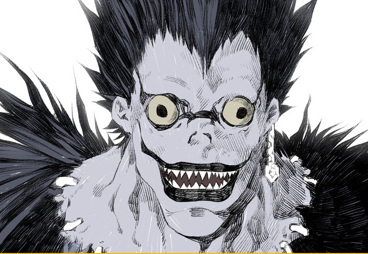 death note 死神琉克 流克 雷姆 白色 笔记 公仔手办