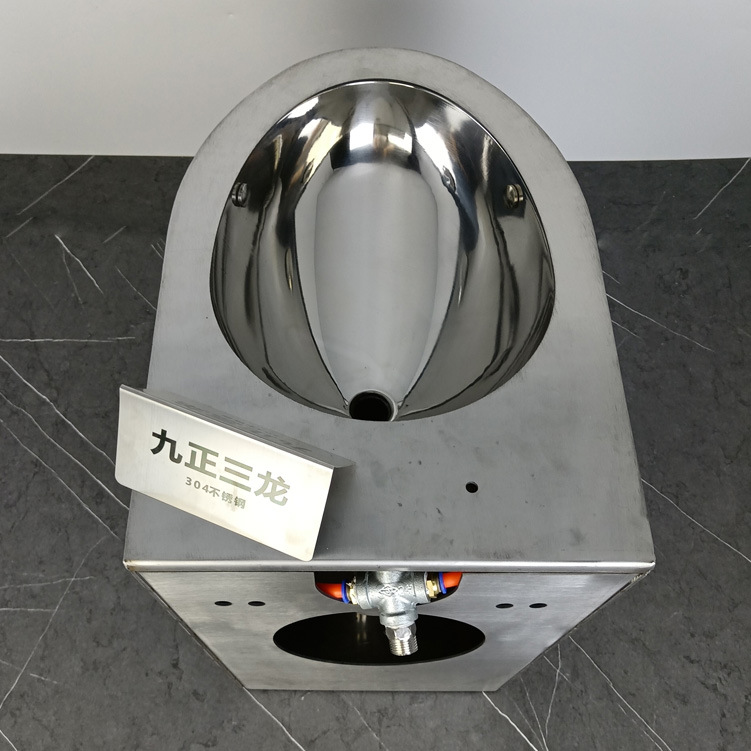 304不锈钢真空吸附马桶高铁列车用冲水节水厕所酒店ktv可用