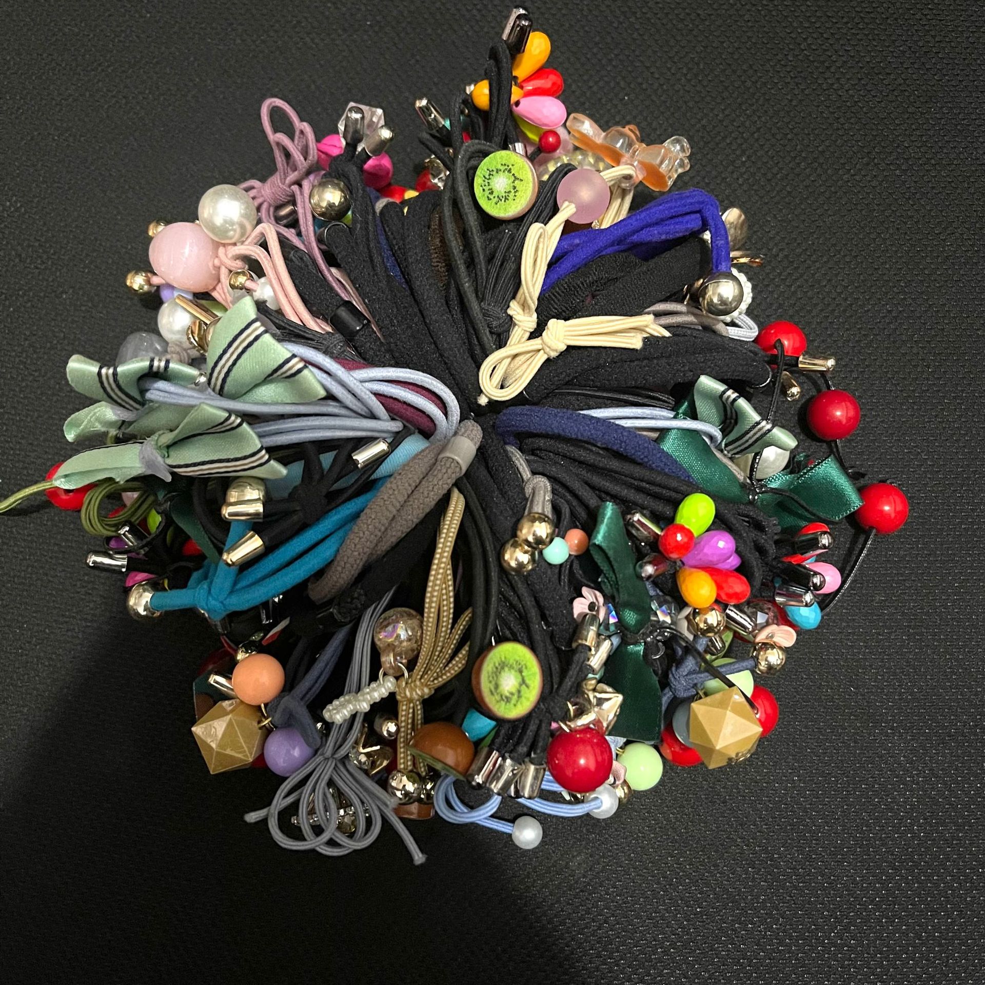 混款头绳星星发绳韩版时尚发圈皮筋1元货源批发流行饰品批发-阿里巴巴