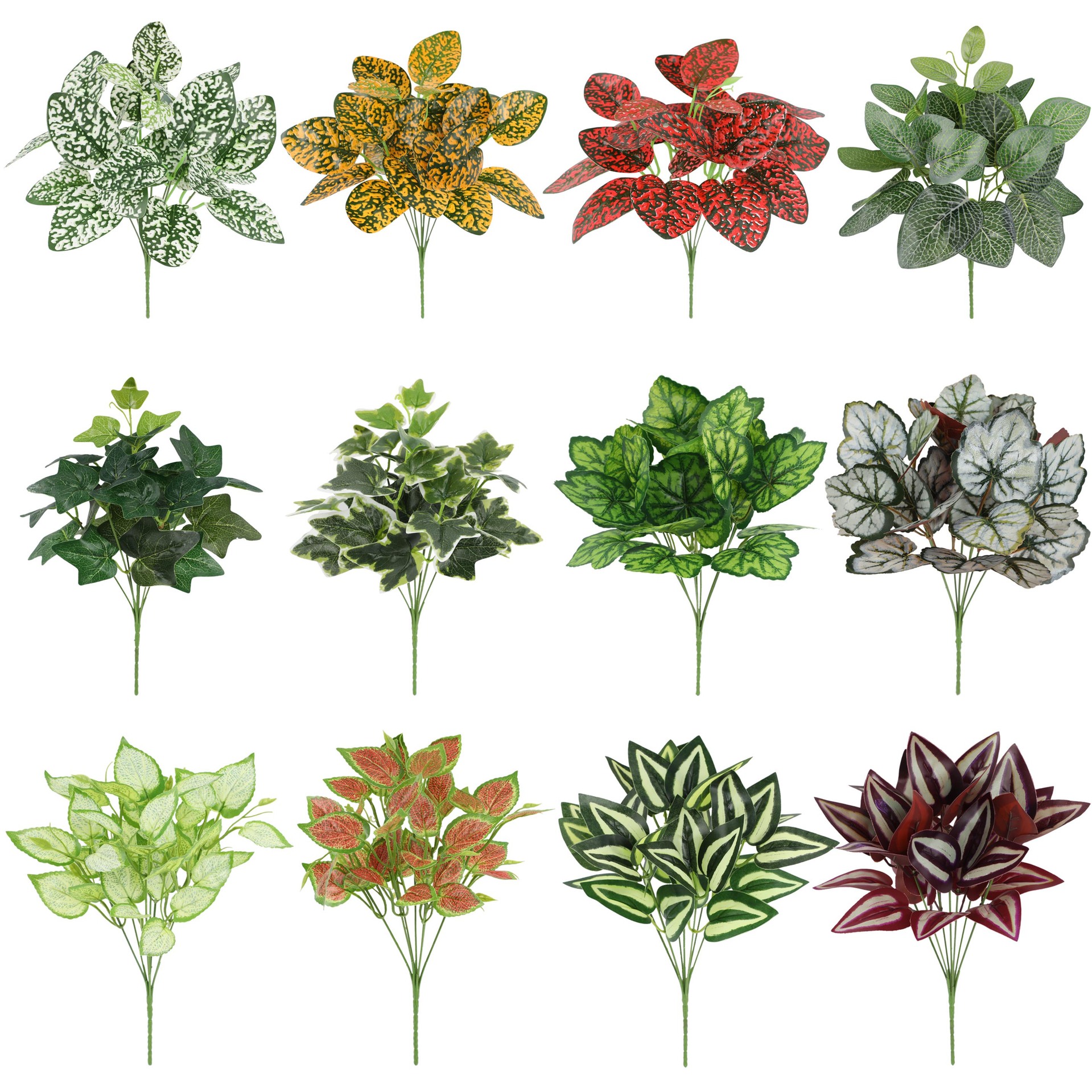 仿真绿植蕨类波斯叶假花绿植墙植物墙插花婚礼室内装饰摆件批发