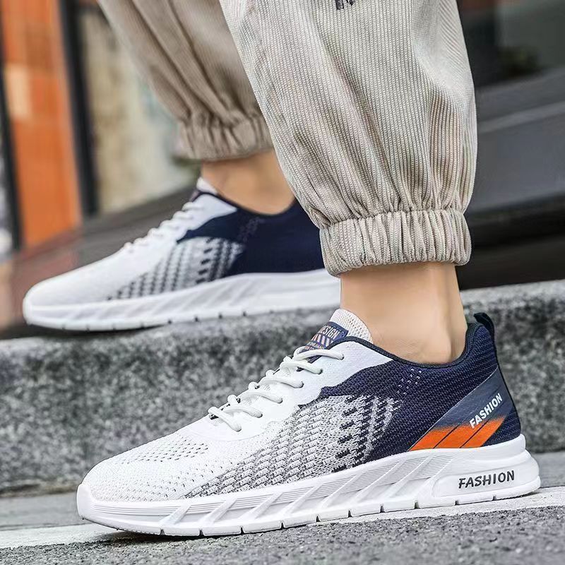 Men's Shoes Summer 2023 New Mesh Breathable Thin Men's Sneaker Casual Running Soft Bottom Mesh Shoes Trendy Shoes