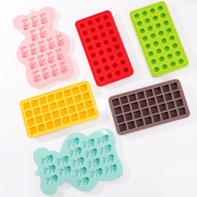 硅胶冰格辅食模具家用网红小熊冰格食品级方形球形32冰格轻松脱模