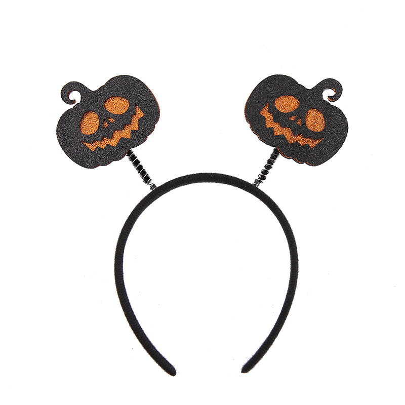 Cross-Border Halloween Party Pumpkin Headband Gift Headdress Witch Hat Glasses Performance Decoration Props Headband Manufacturer