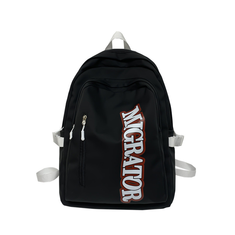 Backpack Girls' Japanese Large Capacity Bag 23 New Campus Wholesale Letter Simplicity High School Student Schoolbag