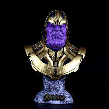 漫威系列复仇者联盟4无限战争灭霸手办漫威模型树脂雕像半身胸像