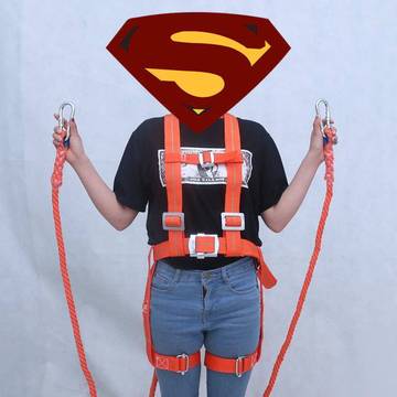 国标高空安全带全身五点式安全装户外施工保险带防坠落电工带