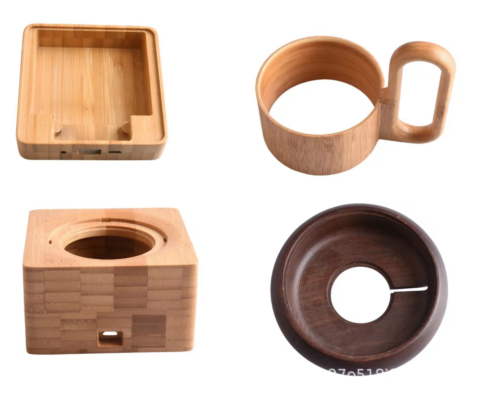 木制品加工底座竹木实木充电宝竹木实木音箱外壳胡桃米底座榉木