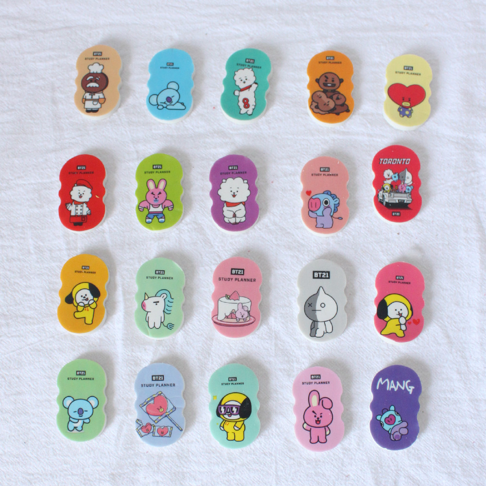 韩国动漫创意卡通礼盒橡皮学生节日奖品礼物橡皮赠品表情橡皮擦