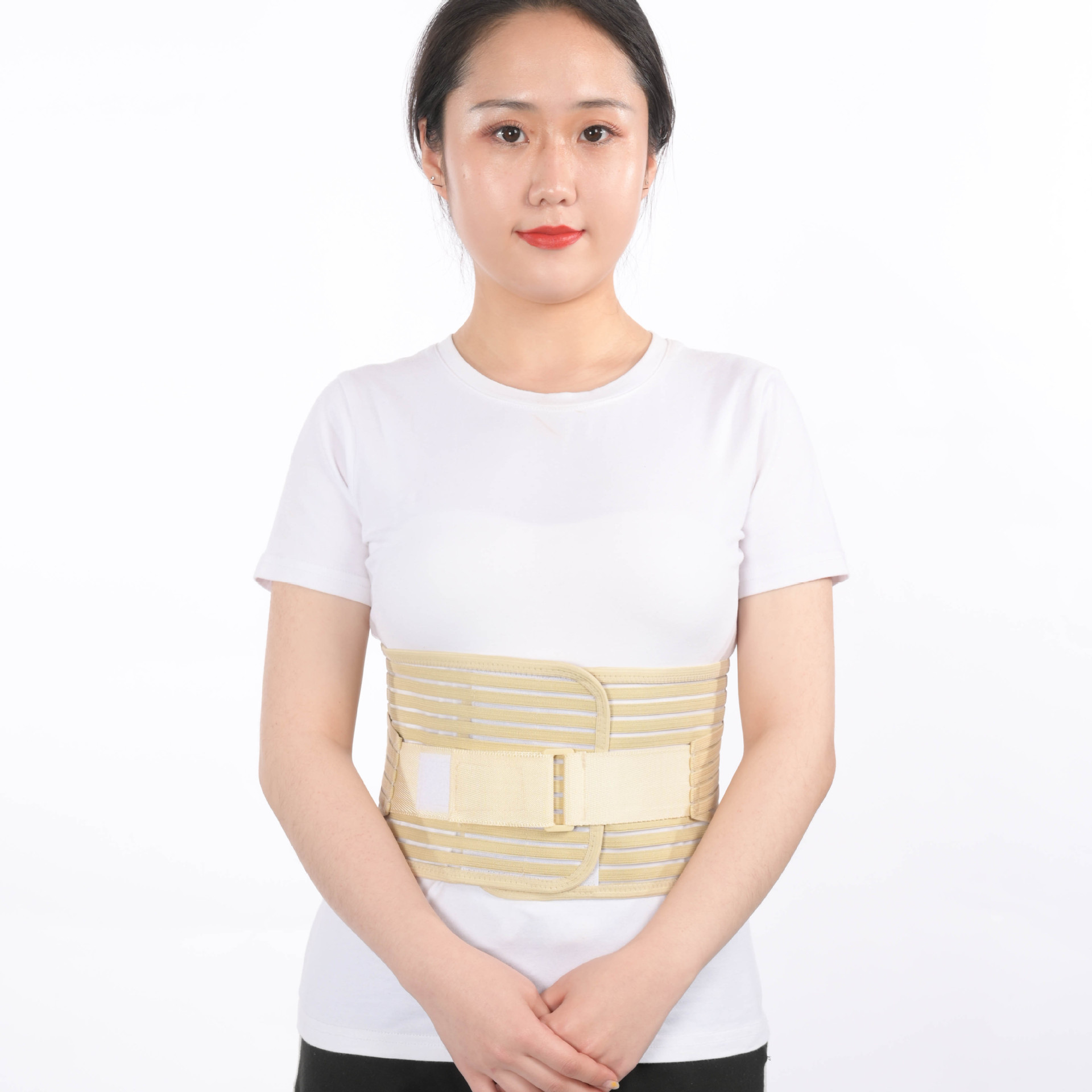透气全弹力腰围腰围固定带腰围子护腰带钢板护腰收腹带