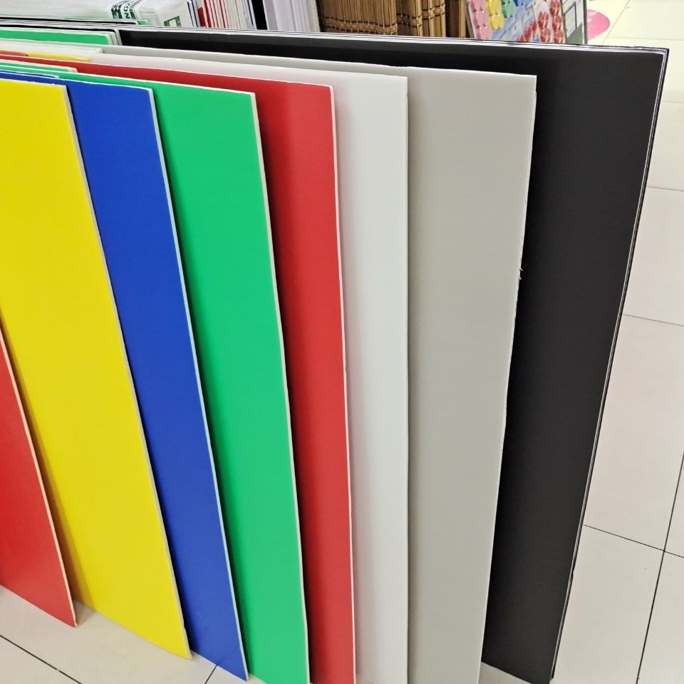 彩色kt板a4泡沫板手工可画丙烯颜料10张一份