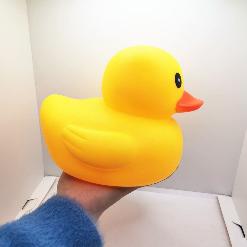 鸭子玩具小黄鸭小鸭子小黄鸭大黄鸭捏捏叫儿童戏水玩具小鸭亚马逊
