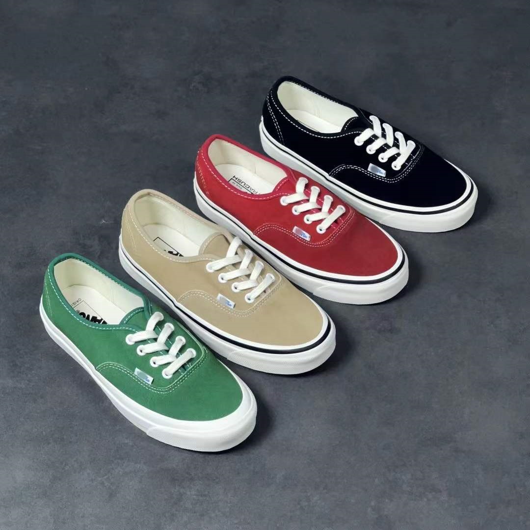 莆田鞋 万斯安纳海姆帆布鞋低帮百搭经典一脚蹬休闲情侣款滑板鞋