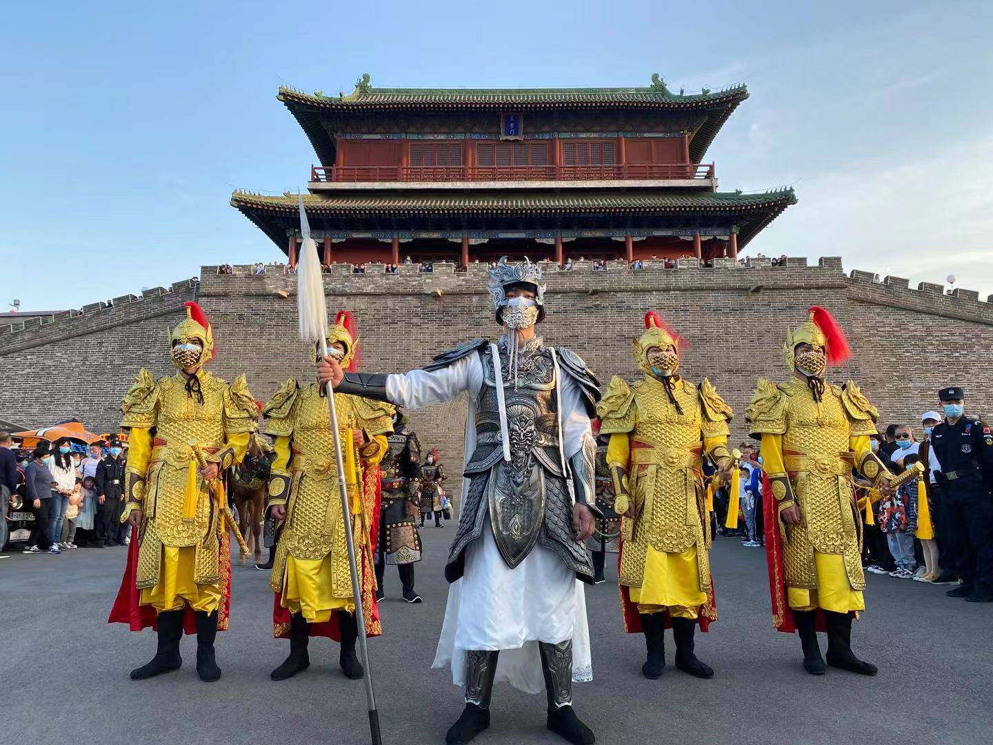 中国古代铠甲古代演出服铠甲勇士服装演出服小兵成人盔甲杨家将