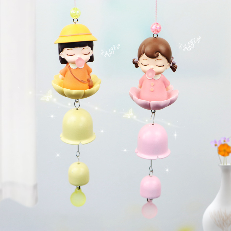 向日幼稚园风铃挂饰日式小清新女生小礼物卧室房间创意小铃铛挂件