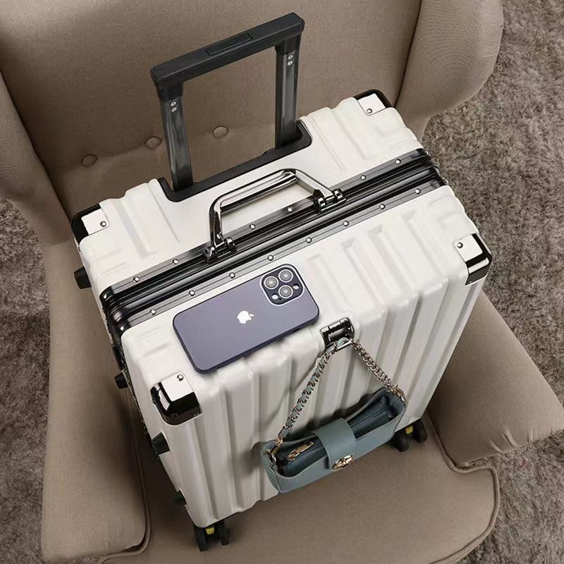 铝框行李箱女大容量密码箱男拉杆箱登机箱旅行箱结实耐用学生专用