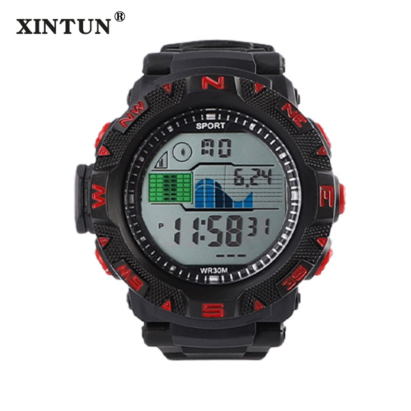 New Electronic Watch Korean Fashion Men's and Women's Sports Luminous Alarm Clock Waterproof Multi-Function Watch Factory Wholesale