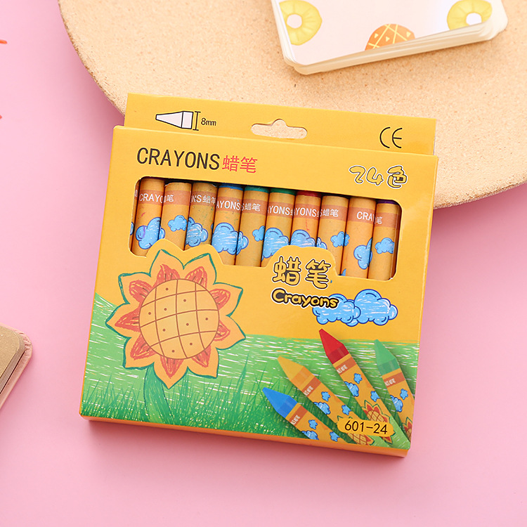 Crayon Elementary School Student Child Drawing Graffiti Color Brush 8 Colors 12 Colors 24 Colors Drawing Pen Prize Gift Wholesale