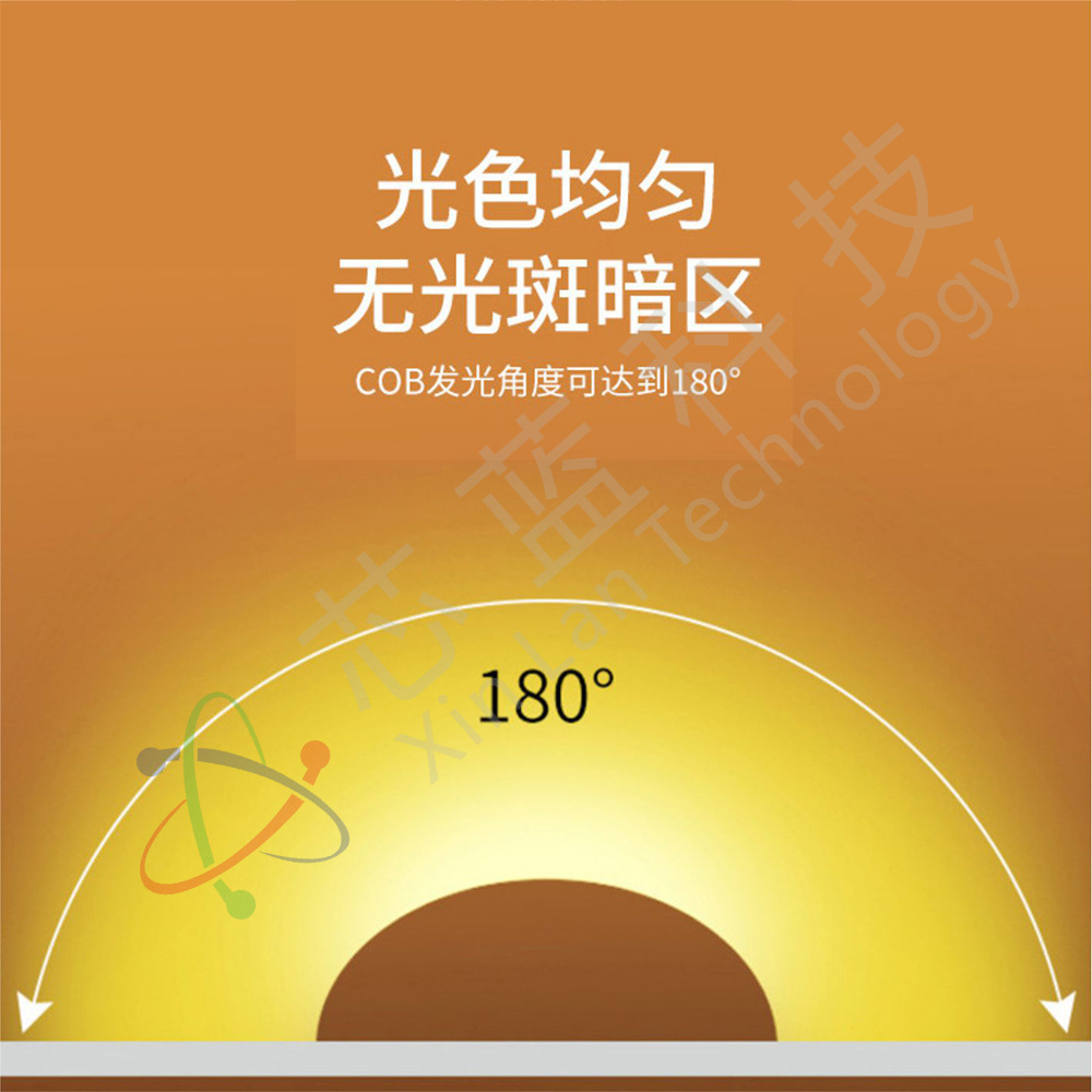 单色cob灯带360灯 低压24v自粘背胶铝槽软灯条 吊顶酒柜led柔性线