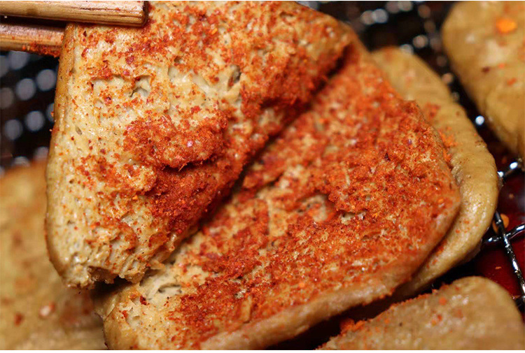 贵州特产手撕豆腐毕节大方臭豆腐批发六龙手撕豆干小吃烙锅烤豆腐