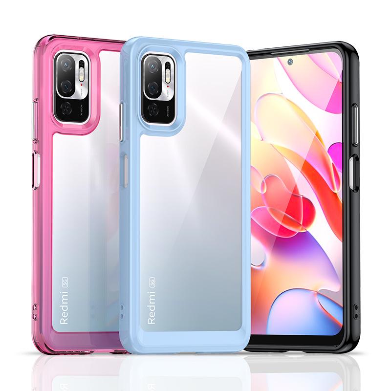 适用poco m3 pro 5g手机壳poco m3 pro 5g亚克力保护套太空壳防摔