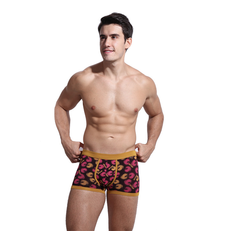 manufacturer jianlan boxer briefs mid-waist viscose modal men‘s underwear comfortable and breathable