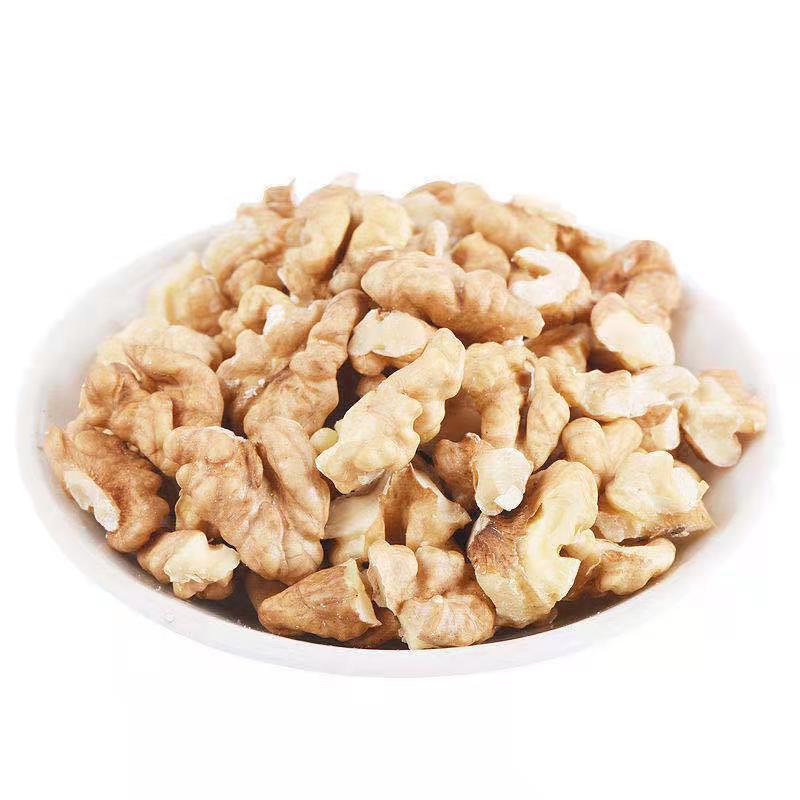 新货原味碎核桃仁批发白三路生核桃肉真空包装榨油烘焙零食
