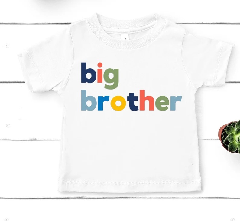 儿童短袖t恤 新款潮牌童装big brother男童女童棉质体恤跨境批发