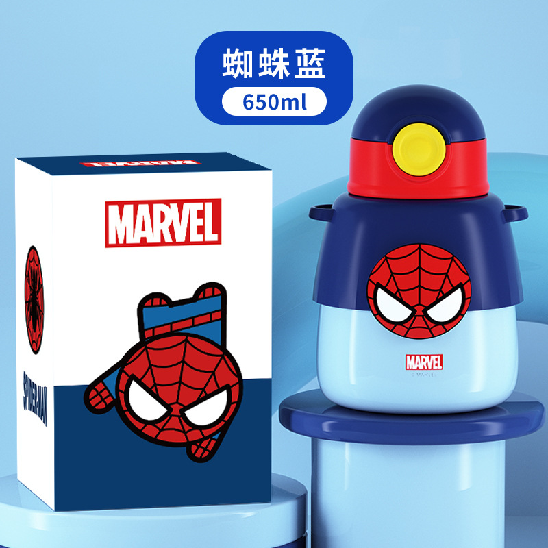 Disney Disney Hm3445a/E/L/M Children's Cartoon Drop-Resistant Large Capacity Good-looking Portable Insulation Cup