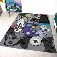 跨境 游戏机地毯家用客厅地毯卧室床边毯电竞房装饰地毯入户脚垫