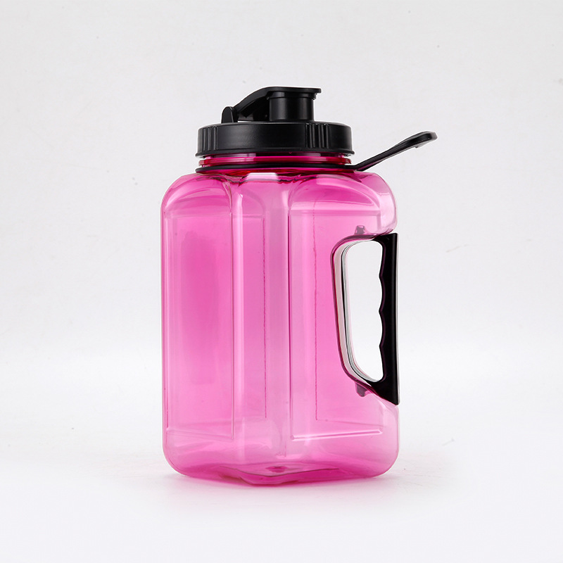 Summer Portable Cold Water Bottle Outdoor Fitness Plastic Cup Large Capacity Water Cup Custom Sports Kettle Ton Barrels