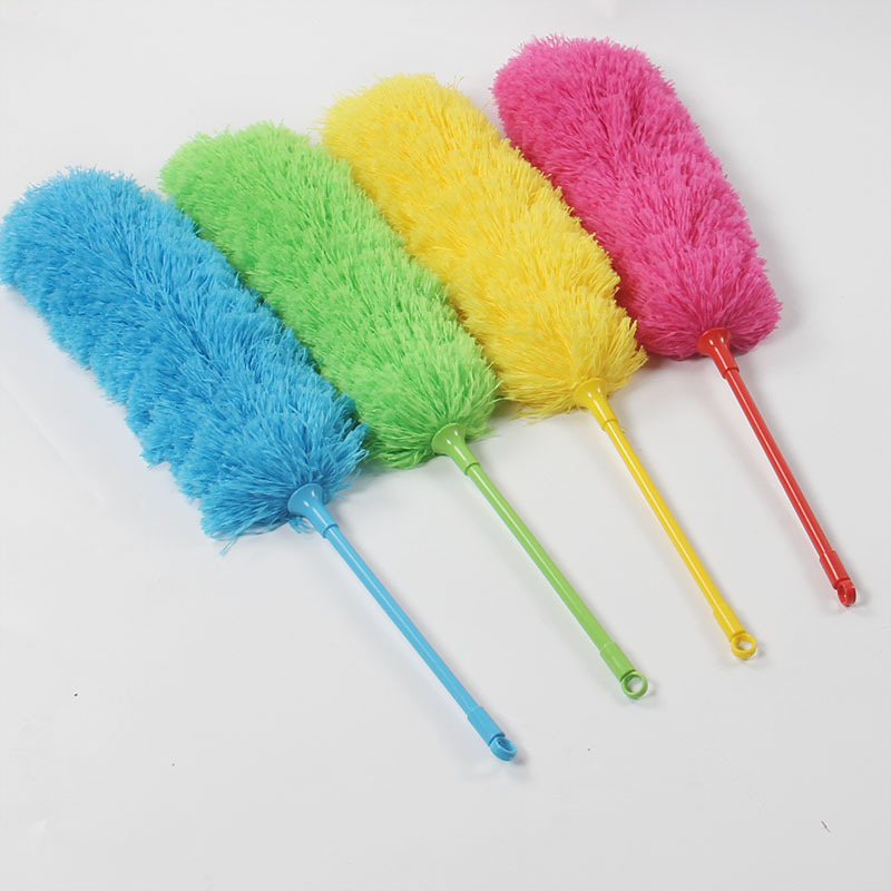 New Home Car Wash Dusting Brush Fine Color Rod Fiber Duster Family Hotel Feather Duster Duster Dust Sweeping Desktop Dust Removal